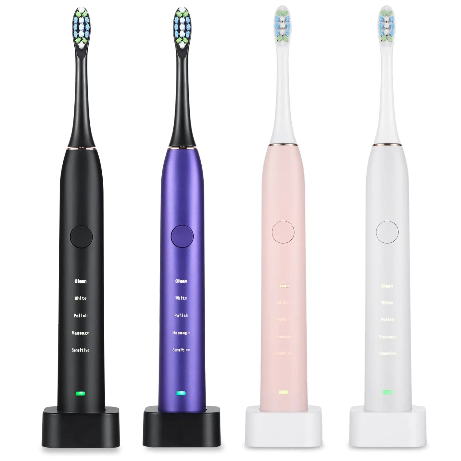 SonicWave Electric Toothbrush with IPX7 Heads
