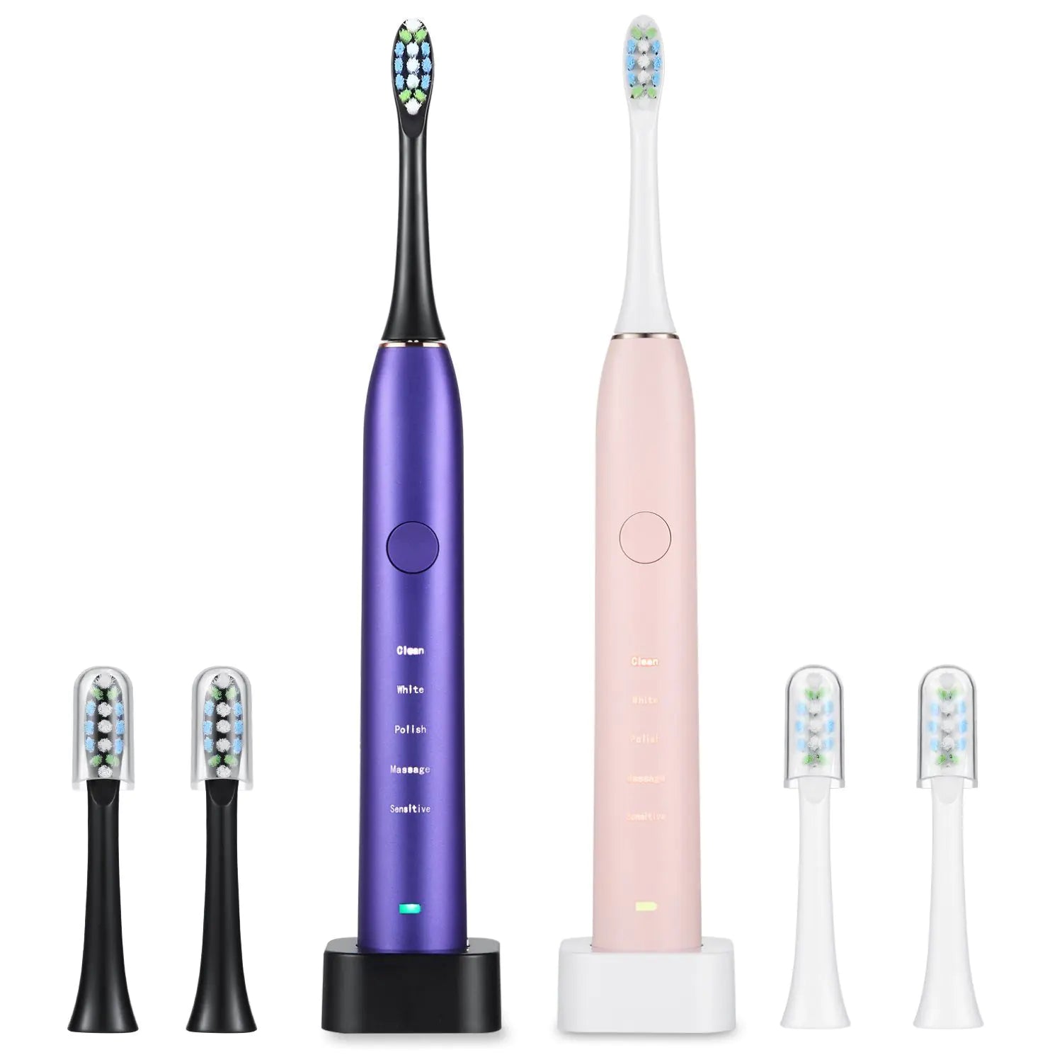 SonicWave Electric Toothbrush with IPX7 Heads