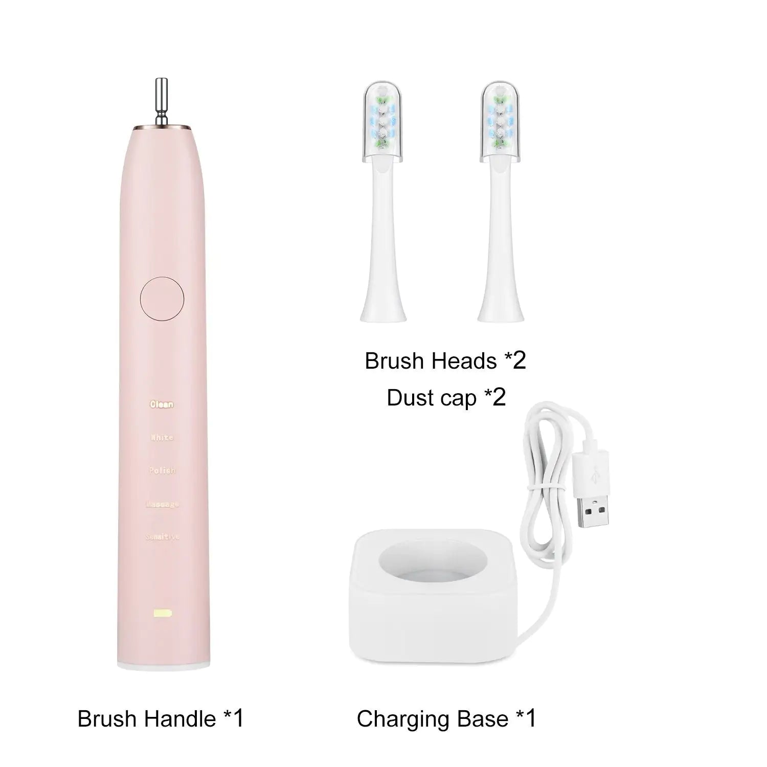 SonicFresh 360 Electric Toothbrush with Extra Heads