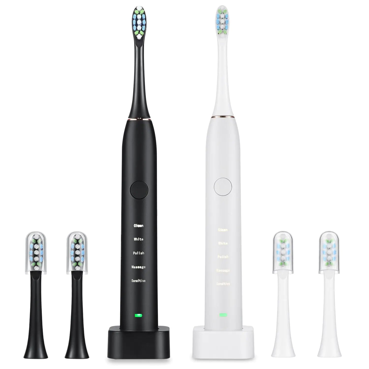 SonicWave Electric Toothbrush with IPX7 Heads